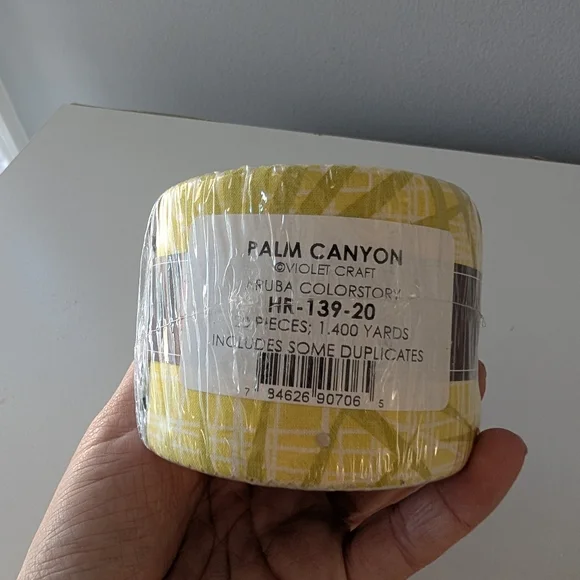 NEW Palm Canyon Aruba - half roll - Violet Craft - Robert Kaufman Fabrics - Picture 4 of 4